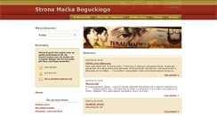 Desktop Screenshot of bogucki.net